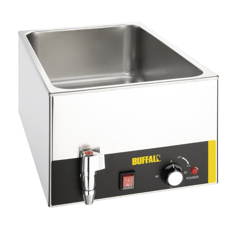 Buffalo GN 1/1 bain marie met aftapkraan zonder bakken Buffalo GN 1/1 bain marie met aftapkraan zonder bakken