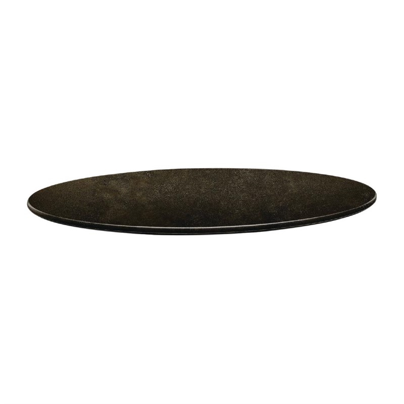 Topalit Smartline rond tafelblad Cyprus metal 80cm Topalit Smartline rond tafelblad Cyprus metal 80cm
