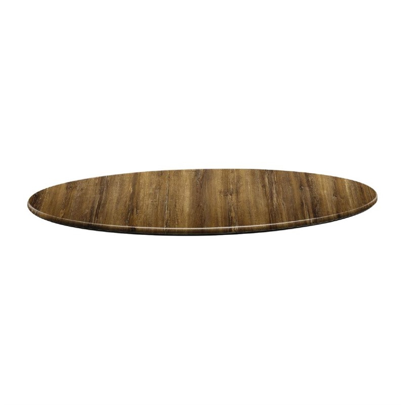 Topalit Smartline rond tafelblad Atacama kersenhout 70cm Topalit Smartline rond tafelblad Atacama kersenhout 70cm