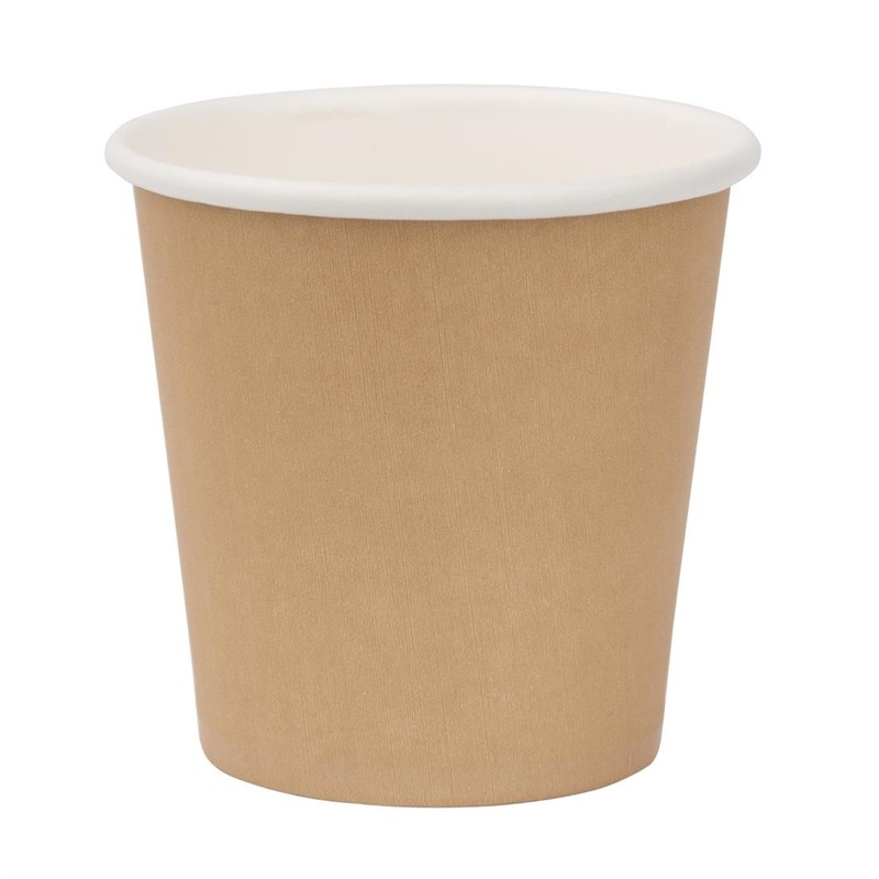 Fiesta Recyclable espressobekertje kraft 112ml (1000 stuks) Fiesta Recyclable espressobekertje kraft 112ml (1000 stuks)