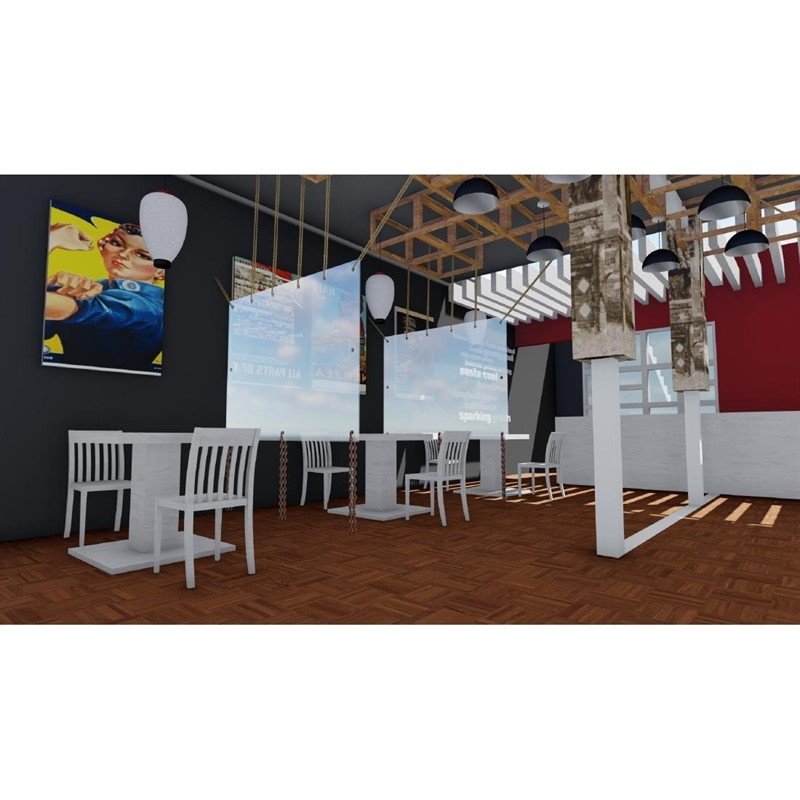 Preventiescherm PVC 200 x 150 cm Preventiescherm PVC 200 x 150 cm