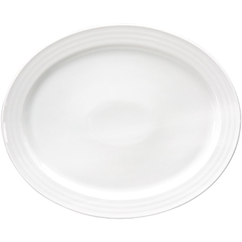 Intenzzo White ovale schaal 46x31cm Intenzzo White ovale schaal 46x31cm