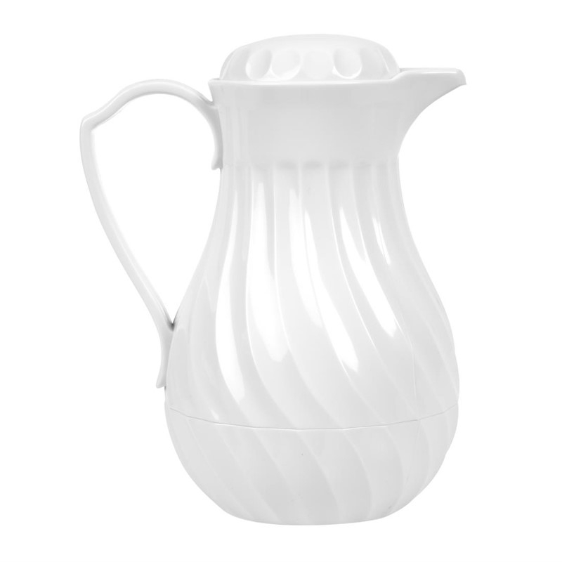 Kinox koffie thermoskan wit 1,1L Kinox koffie thermoskan wit 1,1L