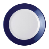 Kristallon Gala Melamine Borden Met Blauwe Rand 19,5cm (6 Stuks)