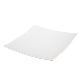 Olympia Kristallon Gebogen Vierkant Melamine Bord Wit 31x31cm