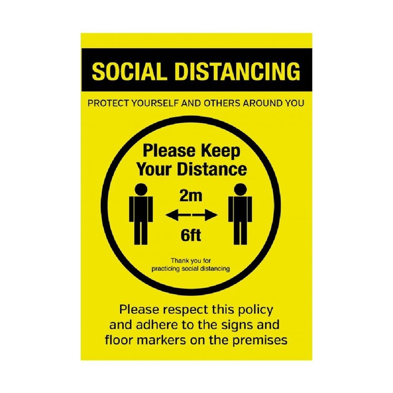 Zelfklevende poster A3 'Protect yourself and others around you' Zelfklevende poster A3 'Protect yourself and others around you'