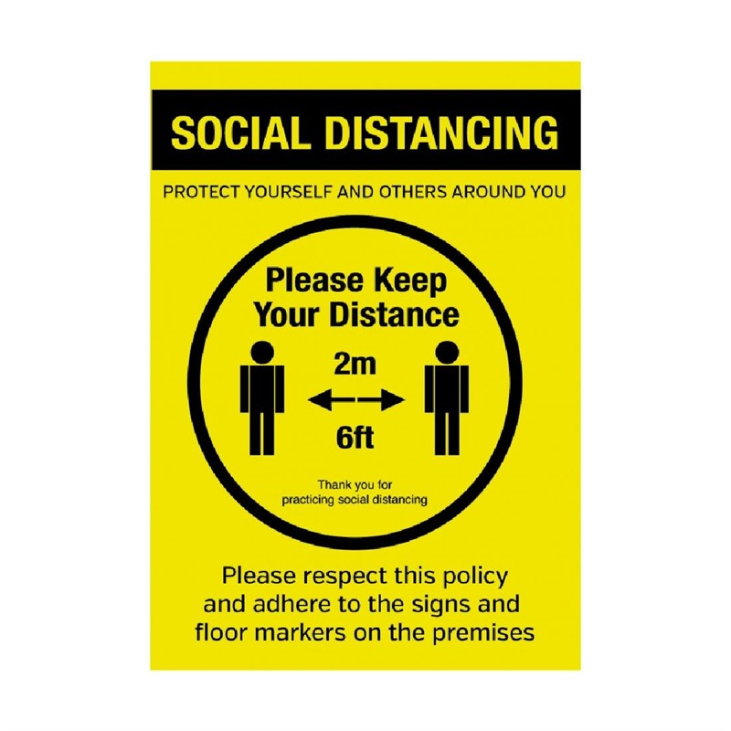 Zelfklevende poster A4 'Protect yourself and others around you' Zelfklevende poster A4 'Protect yourself and others around you'