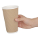Fiesta Recyclable koffiebeker ribbelwand kraft 455ml (25 stuks) Fiesta Recyclable koffiebeker ribbelwand kraft 455ml (25 stuks)