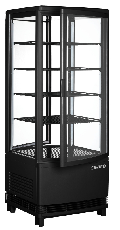 SARO Koelvitrine model SC 100 DT zwart SARO Koelvitrine model SC 100 DT zwart
