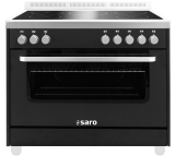 Saro Semi-professionele Inductiedoorkookplaat - Ts95ind61n Zwart Saro Semi-professionele Inductiedoorkookplaat - Ts95ind61n Zwart