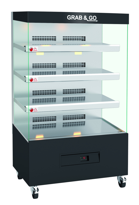 SARO Zelfbediening verwarmde vitrines 1 zone - model 10MCV4LS SARO Zelfbediening verwarmde vitrines 1 zone - model 10MCV4LS