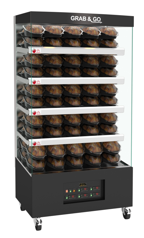 SARO Zelfbedieningsverwarmingsvitrines 4/5 zones - model 10MCV5LS.I SARO Zelfbedieningsverwarmingsvitrines 4/5 zones - model 10MCV5LS.I