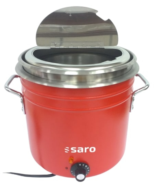 SARO Retro soepketel model retro red SARO Retro soepketel model retro red