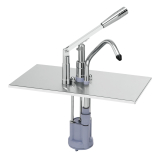 Saro GN Deksel Met Pompkop (gn 1/3 1/4 1/6) Model Kd0216 Saro GN Deksel Met Pompkop (gn 1/3 1/4 1/6) Model Kd0216