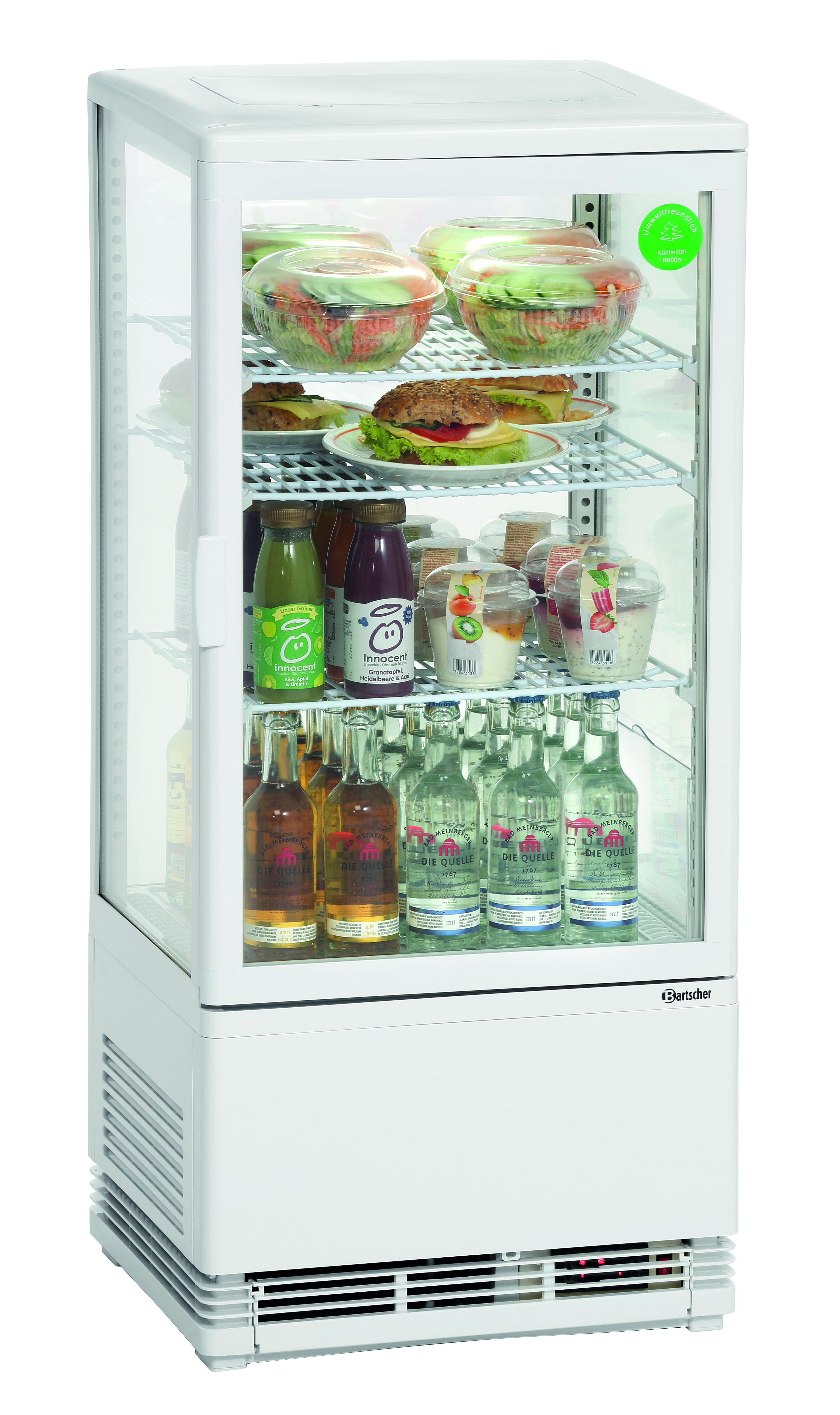 Mini-koelvitrine 78L, wit Mini-koelvitrine 78L, wit