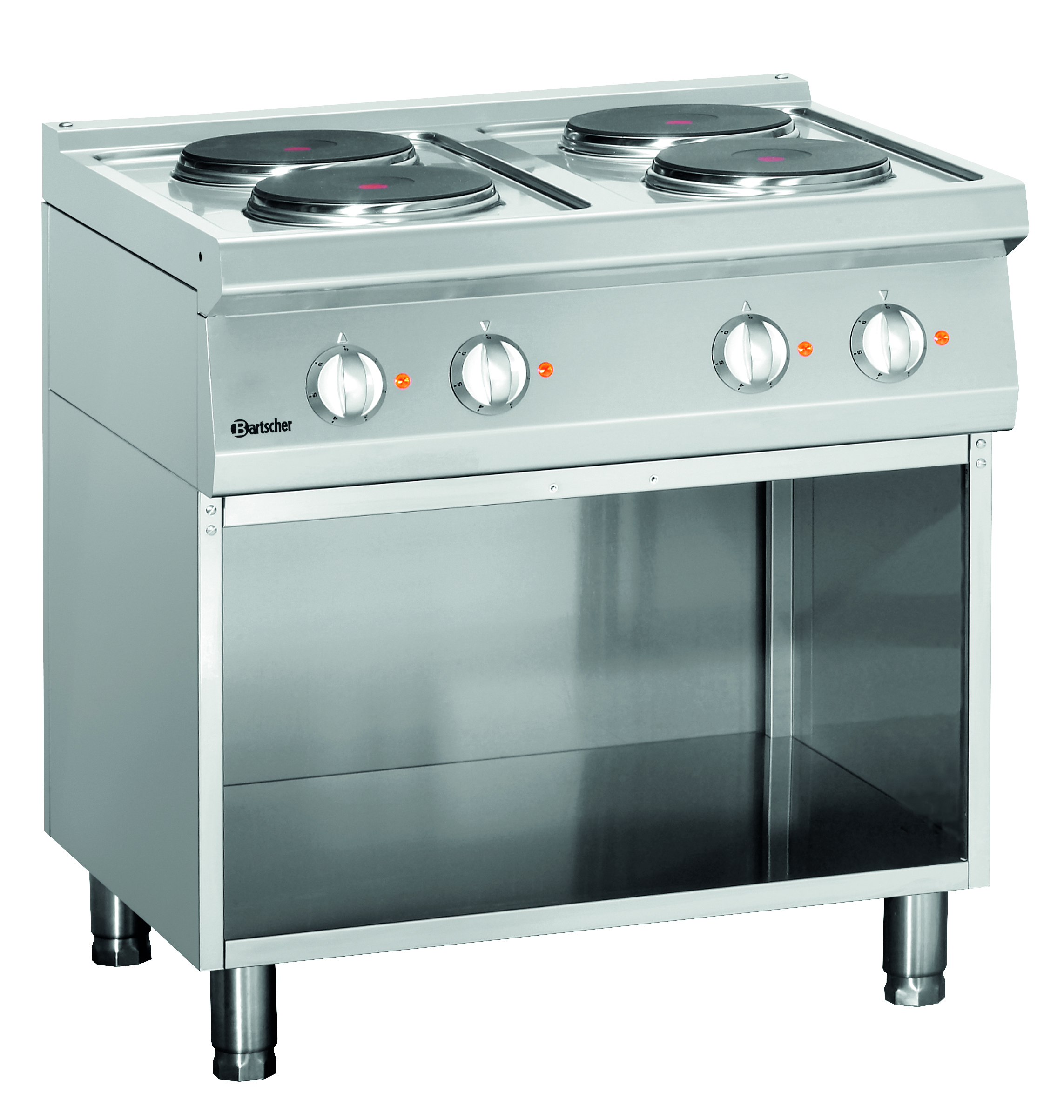 El. fornuis 700, B800, 4-pits, OO El. fornuis 700, B800, 4-pits, OO