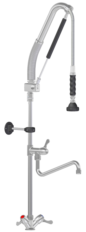 SARO Automatische voorwasdouche met kraanmodel AUTO DCC1 / 4PM SARO Automatische voorwasdouche met kraanmodel AUTO DCC1 / 4PM