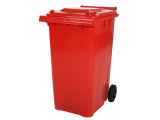 Saro 2 Wiel Grote Afvalcontainer Model Mgb 80 RO - Rood Saro 2 Wiel Grote Afvalcontainer Model Mgb 80 RO - Rood