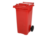Saro 2 Wiel Grote Afvalcontainer Model Mgb 120 RO - Rood Saro 2 Wiel Grote Afvalcontainer Model Mgb 120 RO - Rood