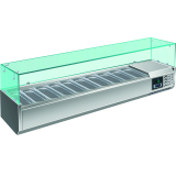 Saro Gekoelde Opzetvitrine Model Evrx 2000/330 Saro Gekoelde Opzetvitrine Model Evrx 2000/330