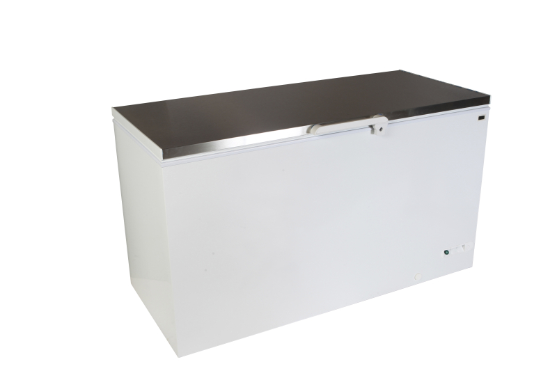 SARO commerciële vrieskist met geïsoleerd RVS klapdeksel, model EL 61 S/S SARO commerciële vrieskist met geïsoleerd RVS klapdeksel, model EL 61 S/S