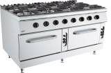 Base 900 Gasfornuis 8 Br. Met Gasoven
