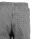 Whites Easyfit Teflon unisex koksbroek met kleine ruit zwart-wit M Whites Easyfit Teflon unisex koksbroek met kleine ruit zwart-wit M