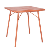 Bolero Terracotta Vierkante Stalen Lattentafel - 700 mm