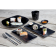 Kristallon Fusion melamine theebekers zwart 20cl (6 stuks) Kristallon Fusion melamine theebekers zwart 20cl (6 stuks)