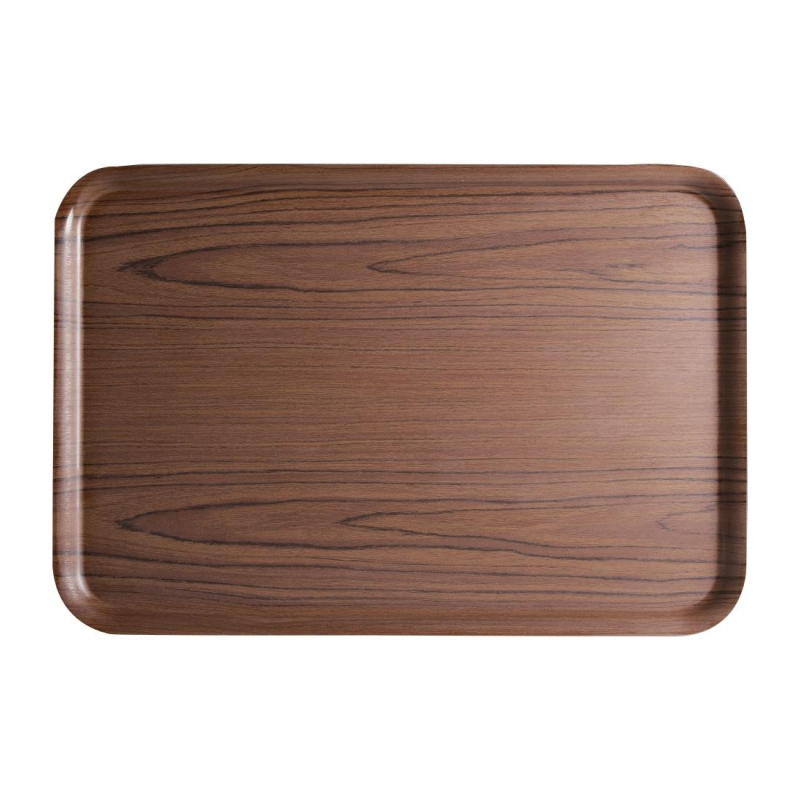 Olympia mahoniefineer dienblad 584x390mm Olympia mahoniefineer dienblad 584x390mm