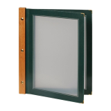 Securit Menumap Hout A4 Groen