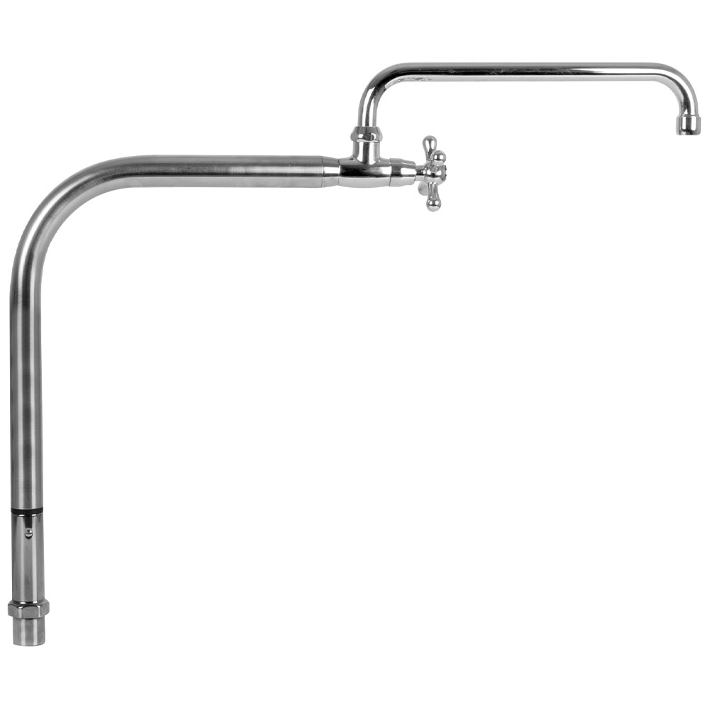 Waterkolom, 4 branders / platen met oven Waterkolom, 4 branders / platen met oven