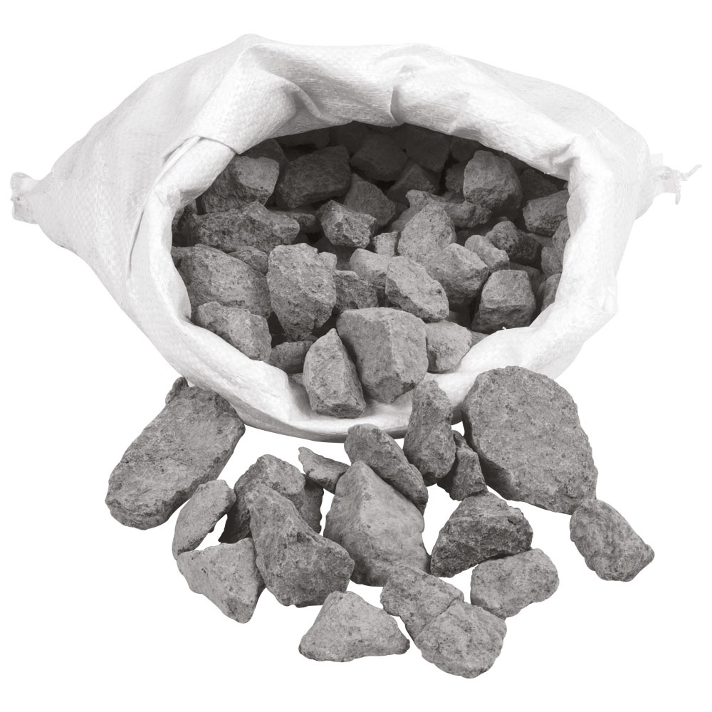 Zak lavasteen van 6kg (1/2 Module) Zak lavasteen van 6kg (1/2 Module)