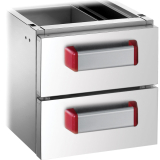 Samenstelling 2 Laden GN 1/1 (h.100 Mm)