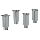 4 Verstelbare Poten Voor Oven  6 & 10x GN 1/1 - GN 2/1