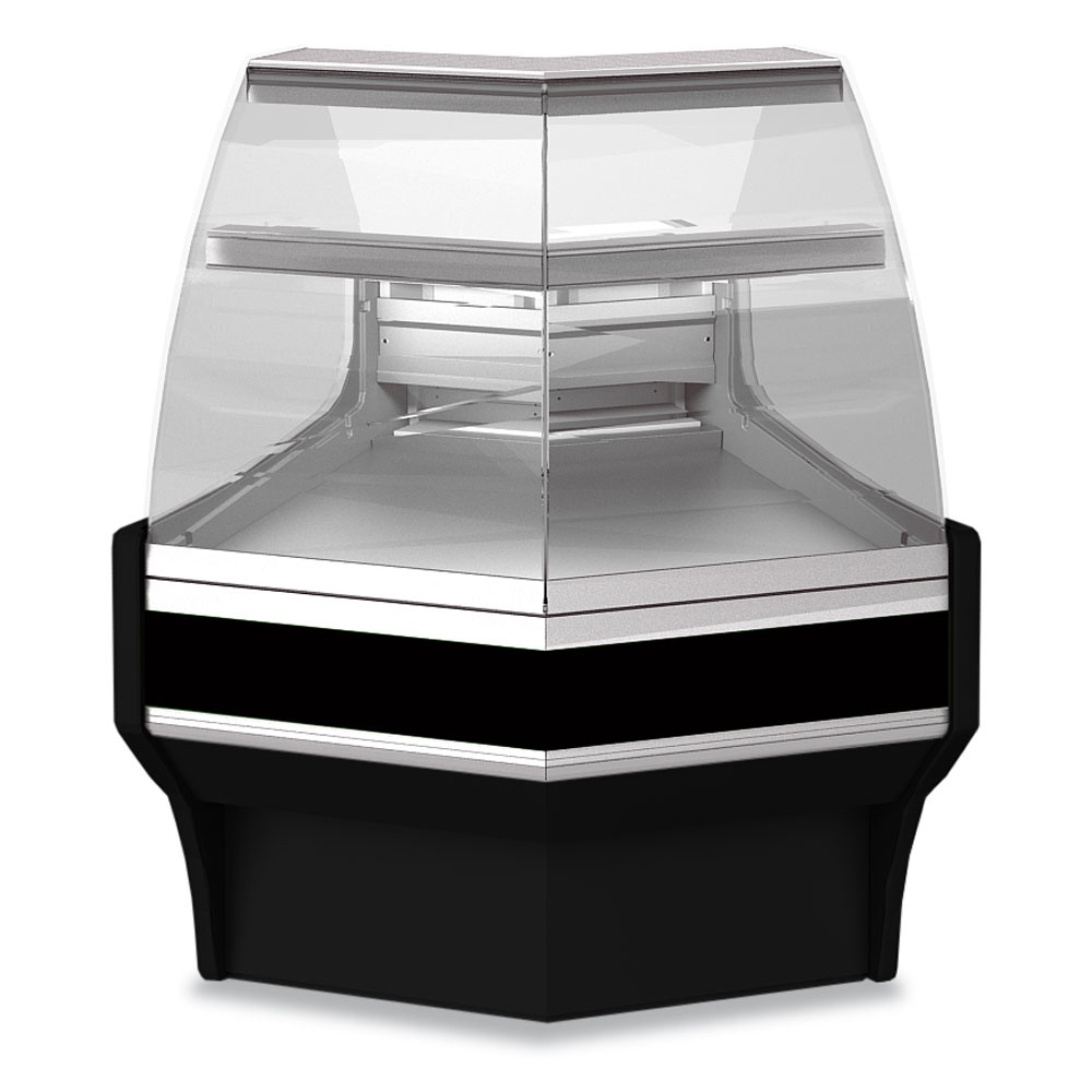 Open hoek 45°, neutraal, patisserie glas – ZWART Open hoek 45°, neutraal, patisserie glas – ZWART