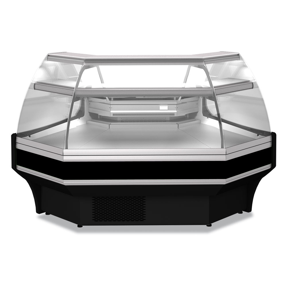 Open hoek 90°, geventileerd, 3 zijden – ZWART Open hoek 90°, geventileerd, 3 zijden – ZWART