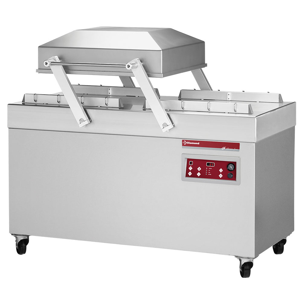 Vaccum machine, dubbele kamer 620x500xh240 mm. - 100 m3/u Vaccum machine, dubbele kamer 620x500xh240 mm. - 100 m3/u