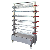 Wagen Met Struktuur Voor 12 Spitten te Plaatsen