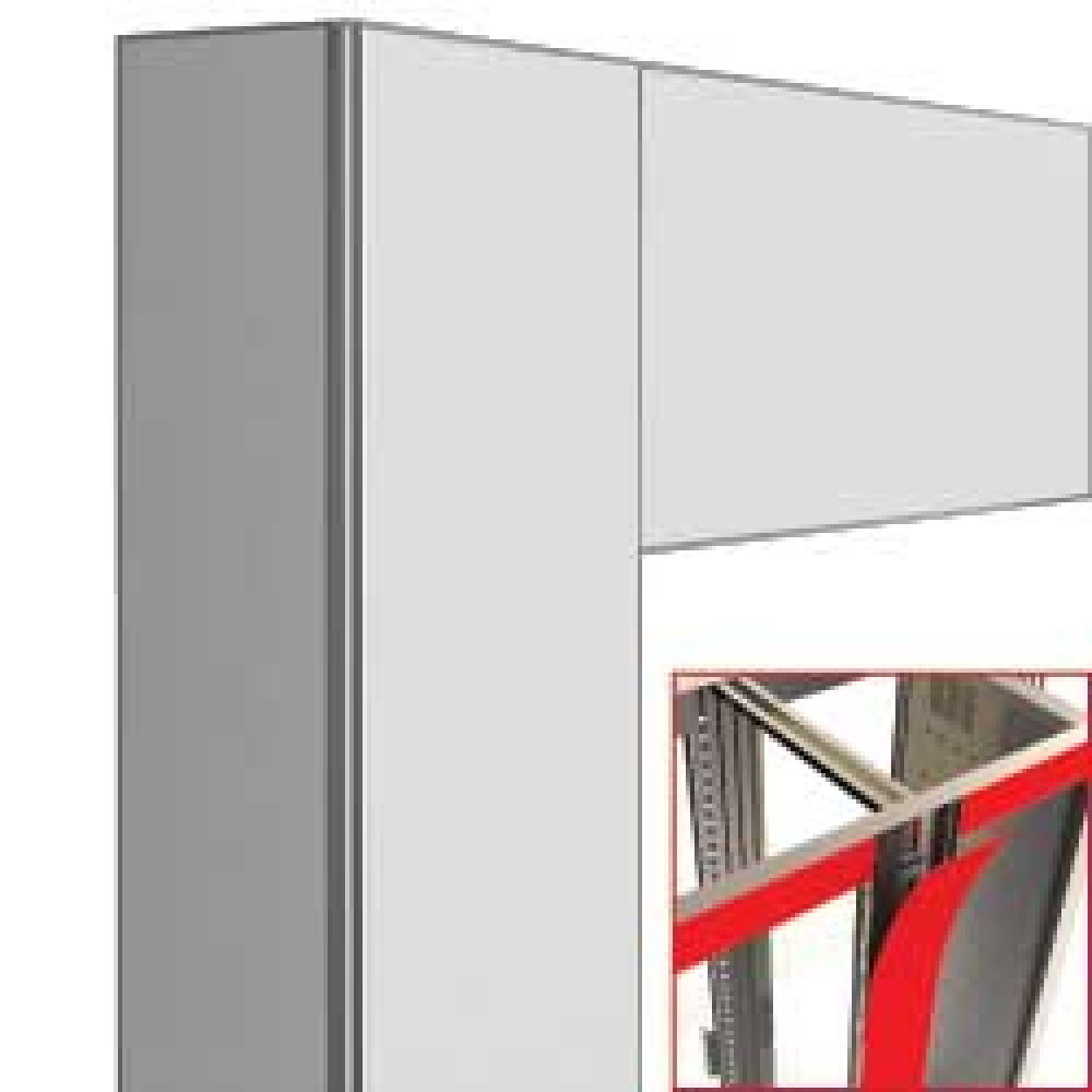 Deco knooppunt 2x216Lt. wit mat - magnetisch Deco knooppunt 2x216Lt. wit mat - magnetisch