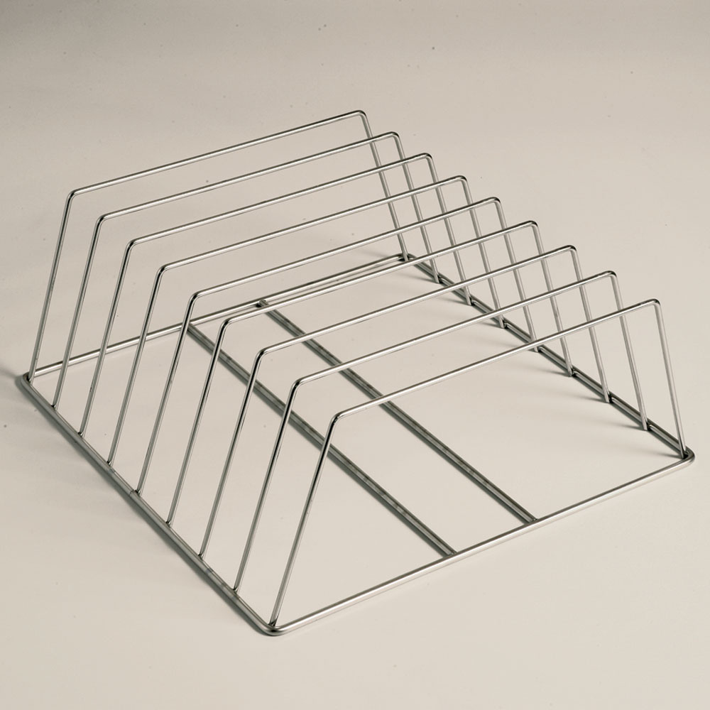 Inox steun voor 8 gastro bakken, h60 mm Inox steun voor 8 gastro bakken, h60 mm