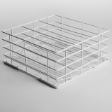 Mand Voor Glazen ø85 Mm, 400x400 mm Rilsan