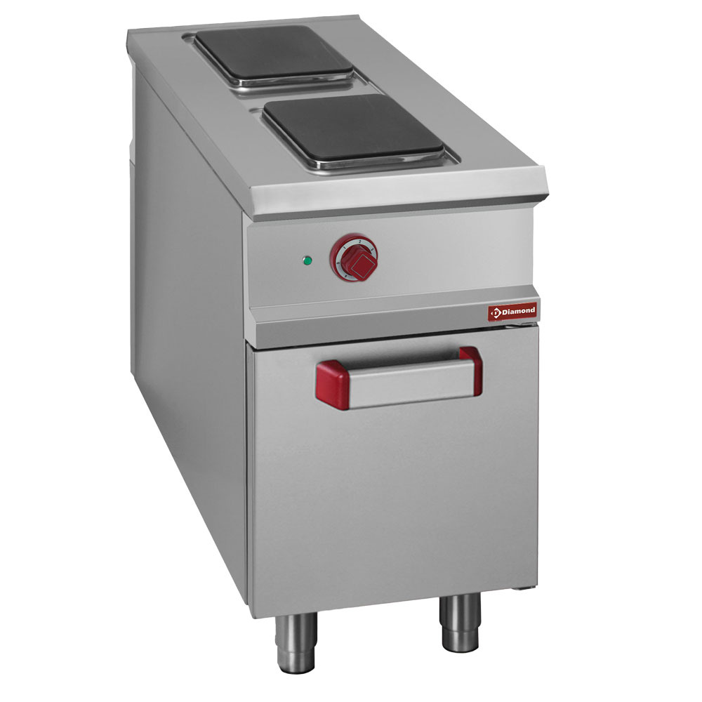 2-pits elektrisch fornuis, op kast - PASS-THROUGH 2-pits elektrisch fornuis, op kast - PASS-THROUGH