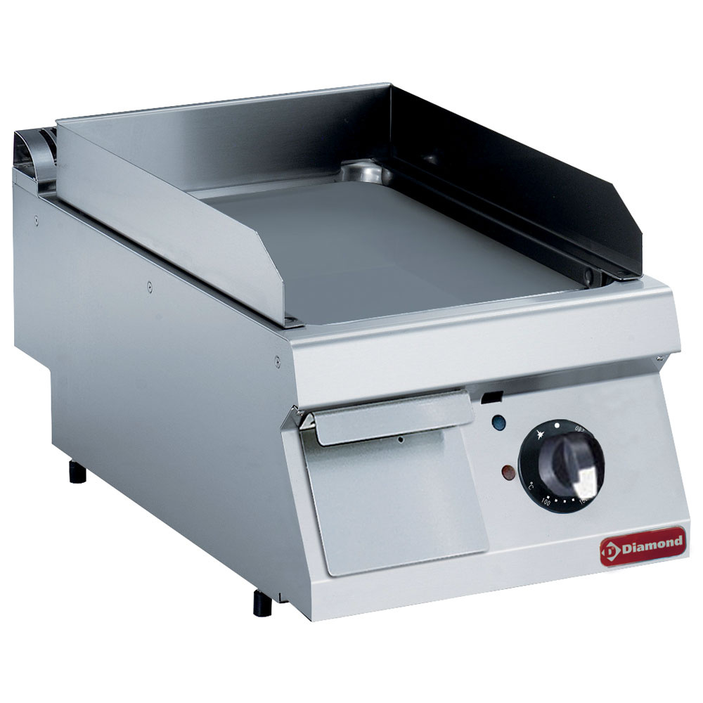 Elecktrische vlakke gechrommeerde kookplaat -TOP- Elecktrische vlakke gechrommeerde kookplaat -TOP-