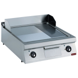 Elektrische Plaat, 2/3 Vlak en 1/3 Geribd, Hard Verchroomde -top-