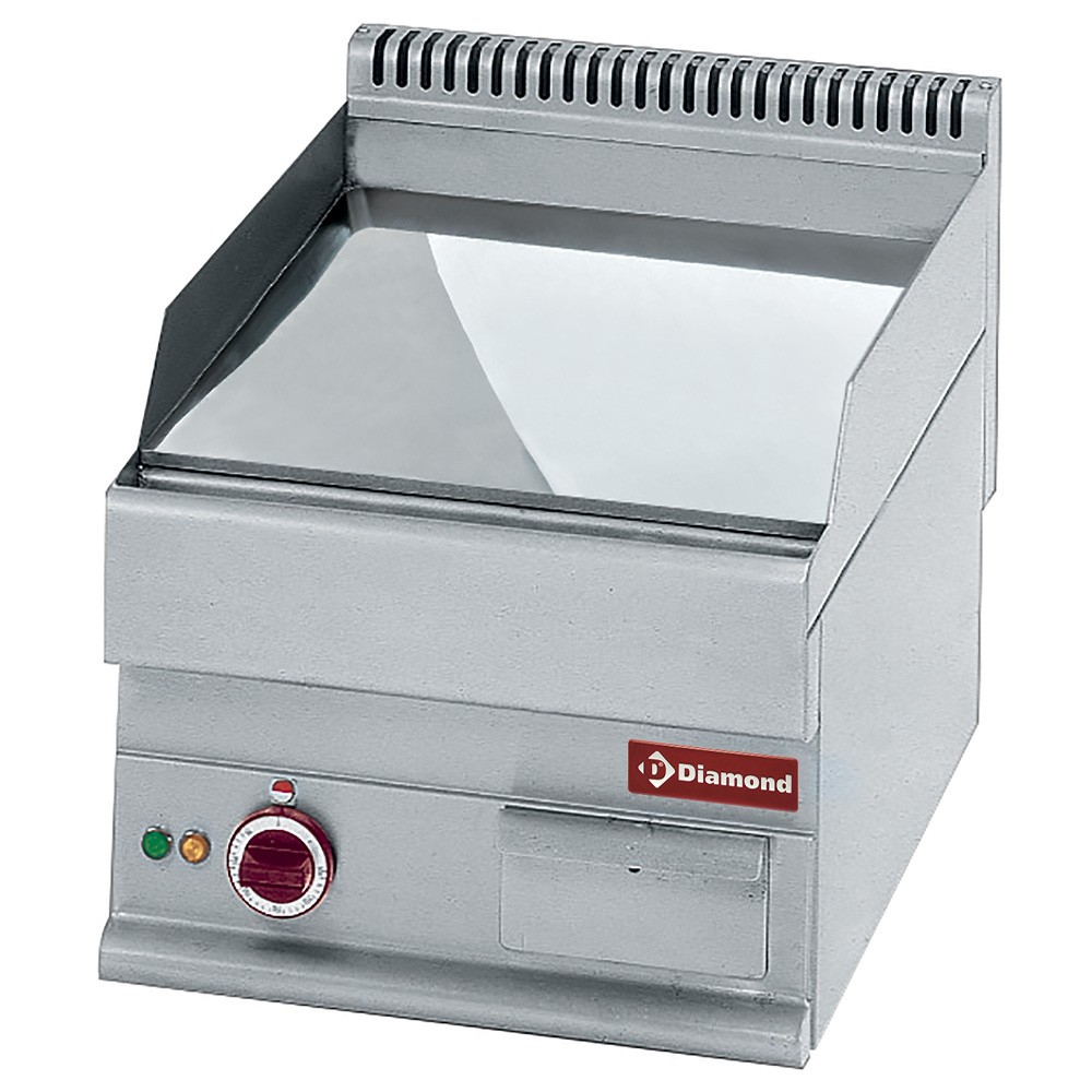 Elektrische braadplaat met vlakke plaat -Top- hard verchroomde Elektrische braadplaat met vlakke plaat -Top- hard verchroomde