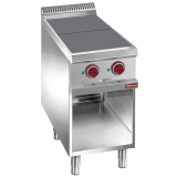 Elektrisch Fornuis 2 Verlaagde Platen, op Open Kast