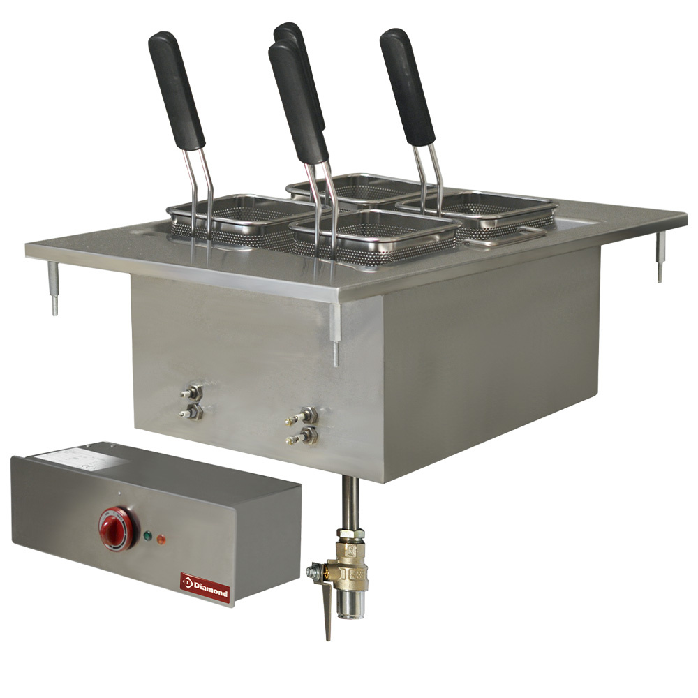 Elektrisch pastakoker, 20 liters, inbouw Elektrisch pastakoker, 20 liters, inbouw