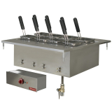 Elektrisch pastakoker, 40 liters, inbouw Elektrisch pastakoker, 40 liters, inbouw