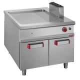 2/3 Gladde & 1/3 Gegroefde Gaskookplaat op Kast - Pass-through